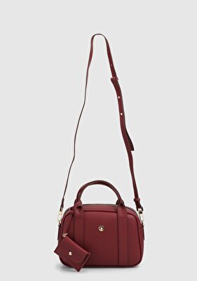 U.S. Polo Assn. Bordo Kadın Çapraz Çanta