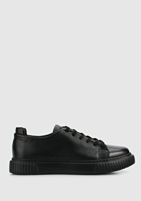 Provoq Siyah Deri Erkek Sneaker