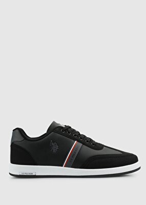 U.S. Polo Assn. Kares Siyah Erkek Sneaker