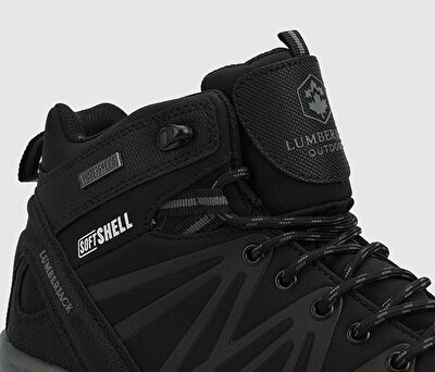 Lumberjack Shell Siyah Erkek Outdoor Bot