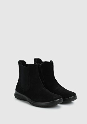 Legero Siyah Deri Kadın Outdoor Bot