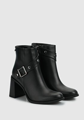 Provoq Siyah Kadın Bootie