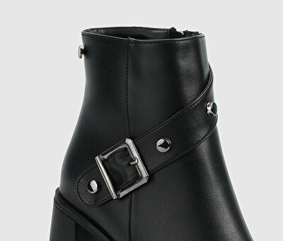 Provoq Siyah Kadın Bootie