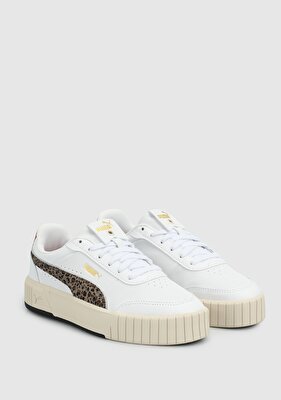 Puma E6Carina Mia Animal Flair Beyaz Kadın Sneaker 40351501 