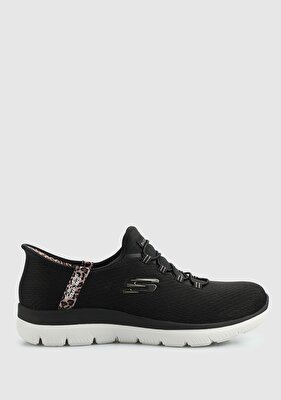 Skechers Bkmt Summıts Leopard Chıc Siyah Kadın Sneaker 150275Tk 