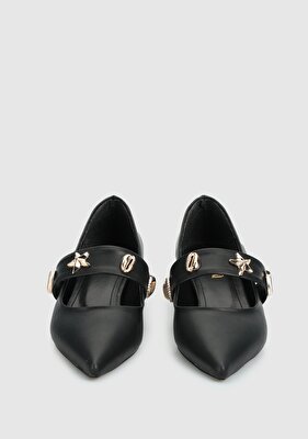 Provoq Siyah Kadın Ayakkabı