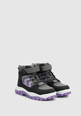 Lumberjack Plane Siyah Kız Çocuk Outdoor Bot
