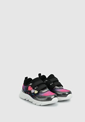 Lumberjack Bow Siyah Kız Çocuk Sneaker