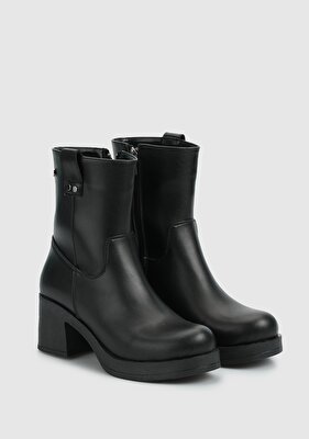 Provoq Siyah Kadın Bootie