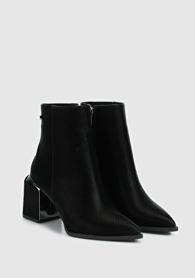 Provoq Siyah Kadın Bootie