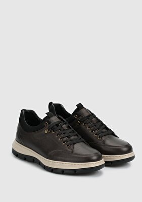 Eclipse Kahve Deri Erkek Sneaker
