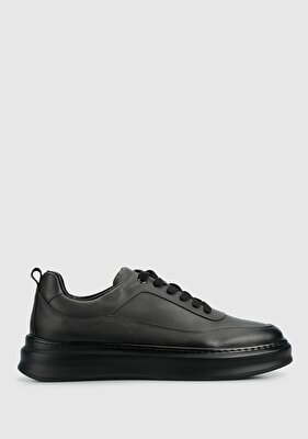 Provoq Gri Deri Erkek Sneaker