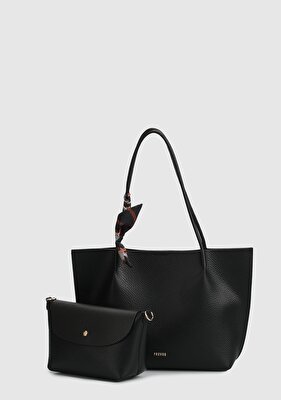 Provoq Siyah Kadın Omuz Çantası