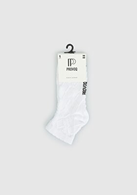 Provoq Beyaz  Provoq PP02 Desenli Beyaz