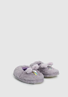 PELUCHE Lila Kız Çocuk Ev Terliği