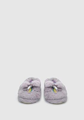 PELUCHE Lila Kız Çocuk Ev Terliği