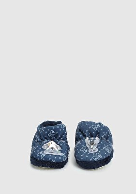 PELUCHE Lacivert Erkek Çocuk Ev Terliği