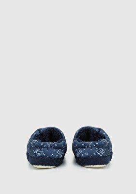 PELUCHE Lacivert Erkek Çocuk Ev Terliği