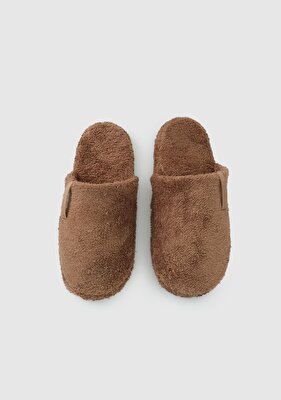 PELUCHE Kahve Erkek Ev Terliği