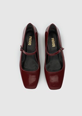 Provoq Bordo Kadın Ayakkabı