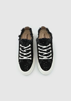 Provoq Siyah Kadın Sneaker