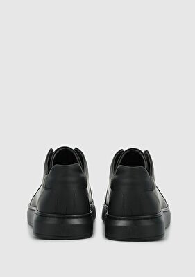 Provoq Siyah Deri Erkek Ayakkabı