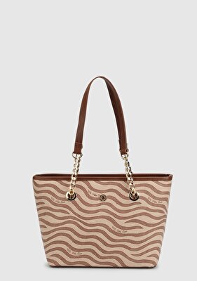 U.S. Polo Assn. Bej Kadın Omuz Çantası