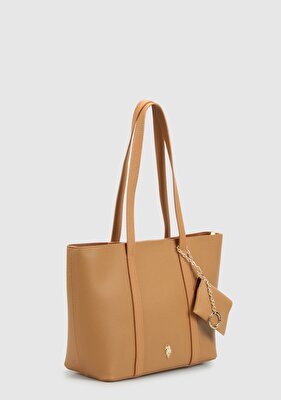 U.S. Polo Assn. Camel Kadın Omuz Çantası