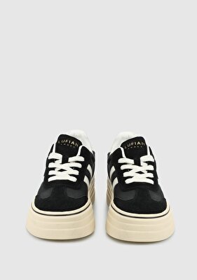 LUFİAN Siyah Deri Kadın Sneaker
