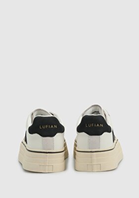 LUFİAN Beyaz Deri Kadın Sneaker