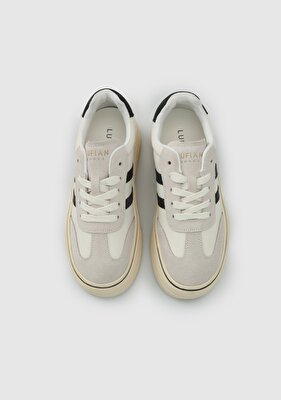 LUFİAN Beyaz Deri Kadın Sneaker