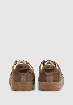 LUFİAN Kahve Deri Kadın Sneaker