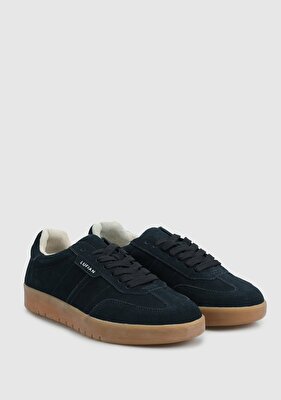 LUFİAN Lacivert Deri Kadın Sneaker