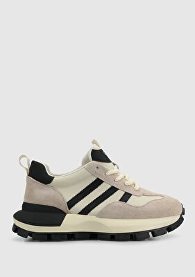 LUFİAN Beyaz Deri Kadın Sneaker