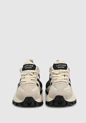 LUFİAN Beyaz Deri Kadın Sneaker