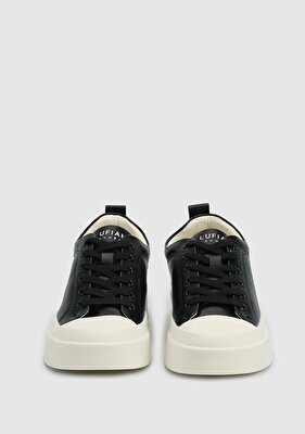 LUFİAN Siyah Deri Kadın Sneaker
