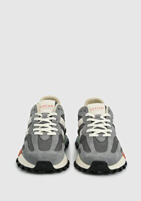 LUFİAN Gri Deri Erkek Sneaker