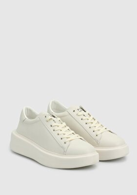 LUFİAN Beyaz Deri Erkek Sneaker