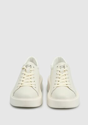 LUFİAN Beyaz Deri Erkek Sneaker