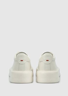 LUFİAN Beyaz Deri Erkek Sneaker