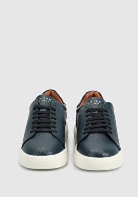 LUFİAN Lacivert Deri Erkek Sneaker