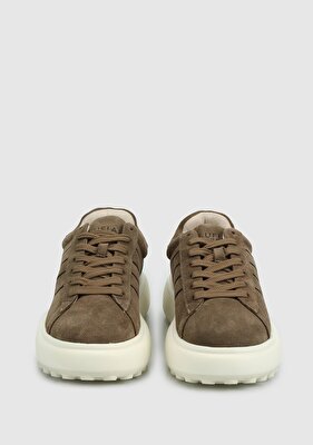 LUFİAN Kum Deri Erkek Sneaker