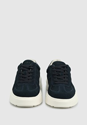 LUFİAN Lacivert Deri Erkek Sneaker