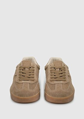 LUFİAN Bej Deri Erkek Sneaker