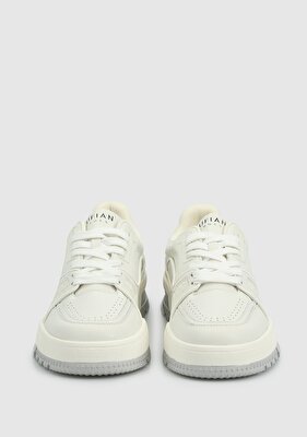 LUFİAN Beyaz Deri Erkek Sneaker