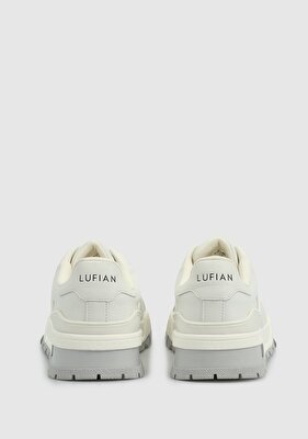 LUFİAN Beyaz Deri Erkek Sneaker