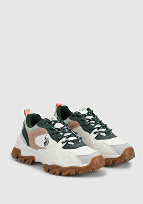 U.S. Polo Assn. Tracky Beyaz Kadın Sneaker