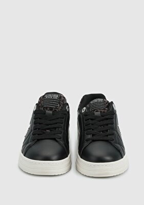 U.S. Polo Assn. PRELO Siyah Deri Kadın Ayakkabı