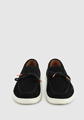 Provoq Siyah Deri Erkek Ayakkabı