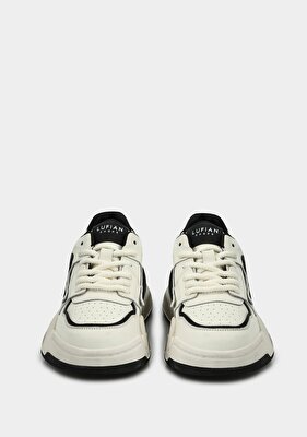 LUFIAN Siyah Deri Kadın Sneaker